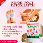 Kinoki Detox Foot Pads Patches Relaxation Massage Relief Stress Feet Care 10 Pads In Each Box